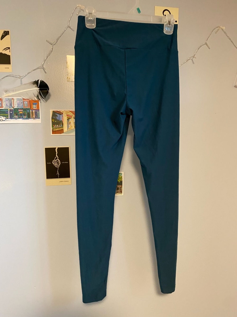Teal High-Waist Leggings